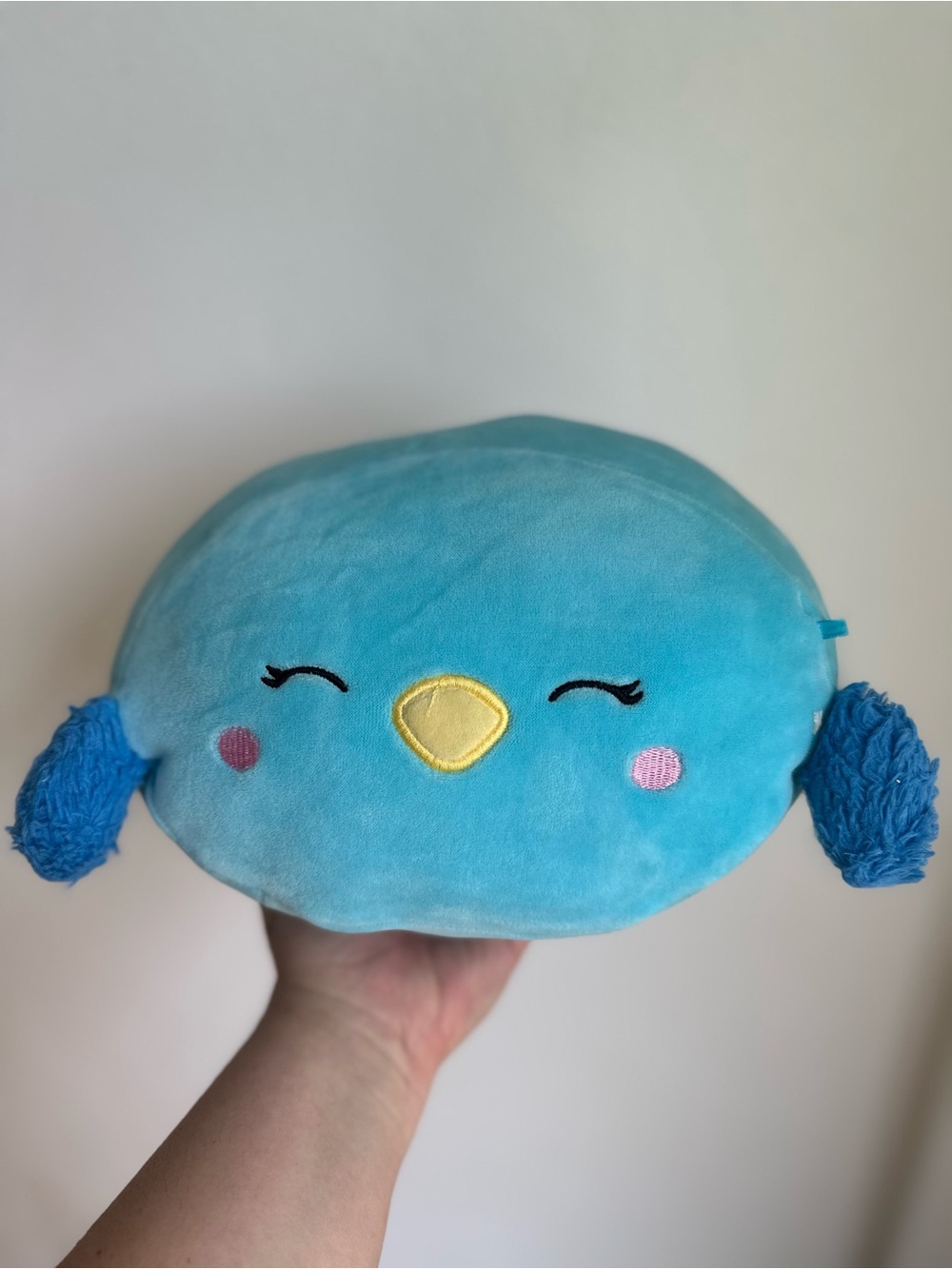 Squishmallow blue bird